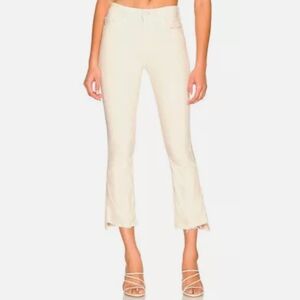 Mother Insider Crop Step Fray  29/28 Chalk It Up